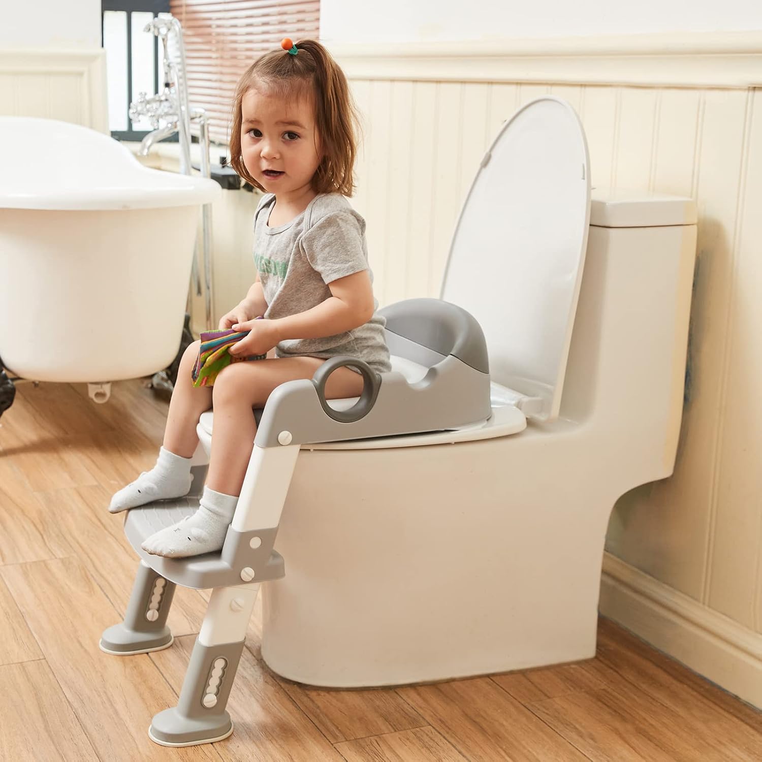 Potty Training Toilet Seat with Step Stool Ladder