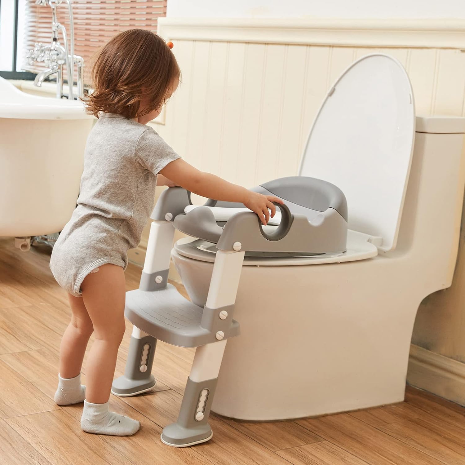 Potty Training Toilet Seat with Step Stool Ladder