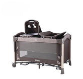 Portable Baby Crib with Changing Station and Canopy - Perfect for Travel and Home