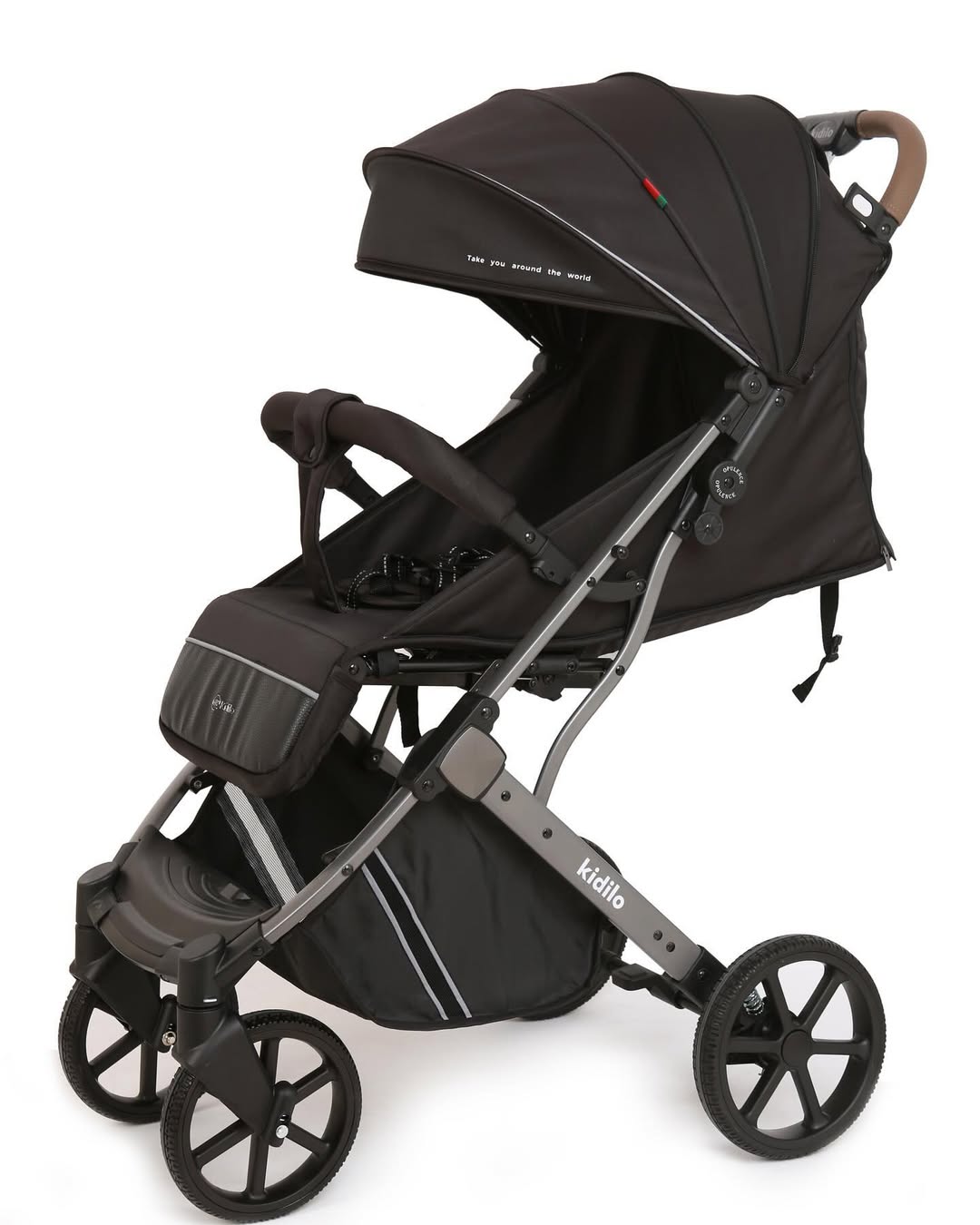 Lightweight and Compact for Easy Travel Black Stroller