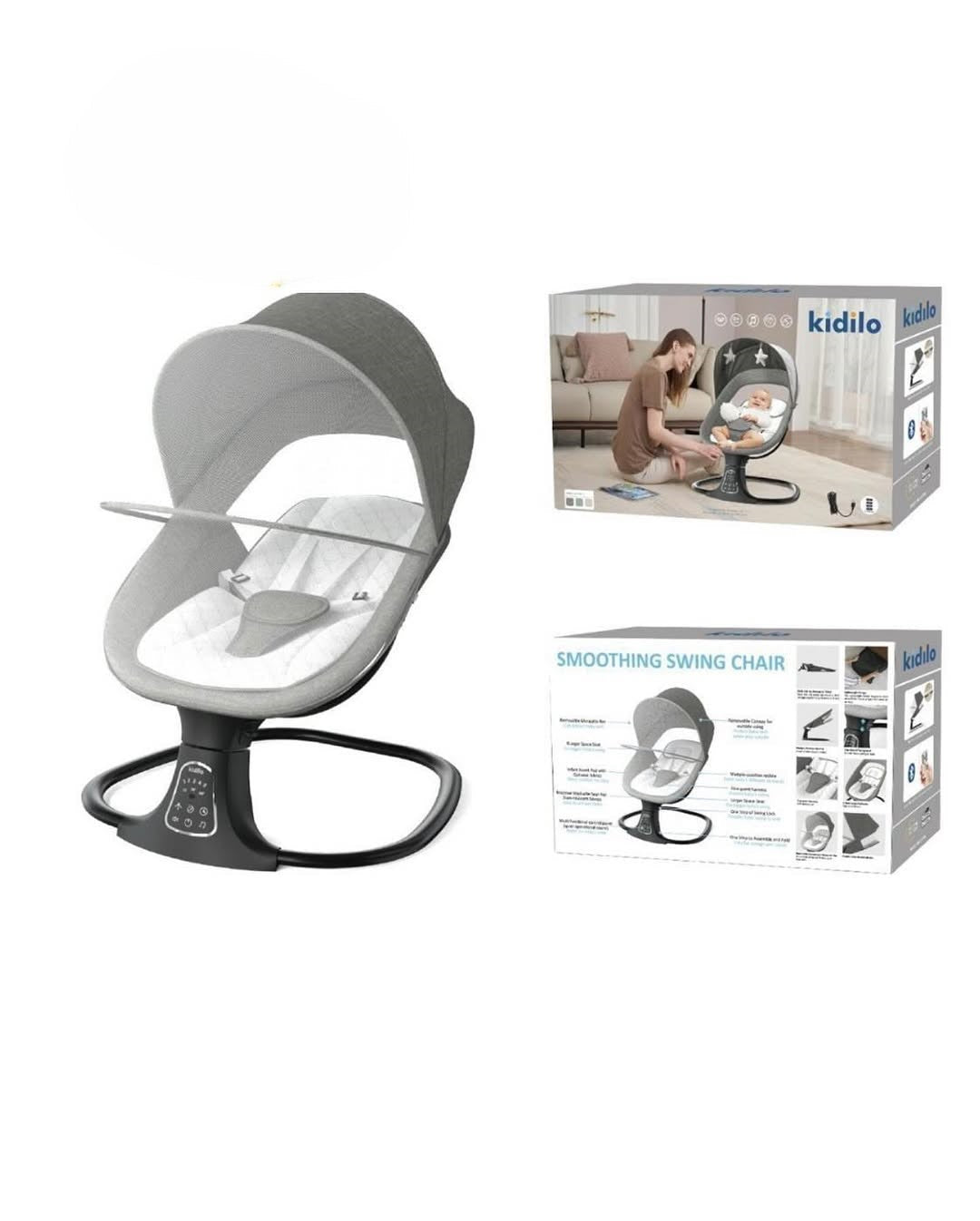 Baby Rocker with Canopy and Vibration – Soothe and Comfort Your Baby