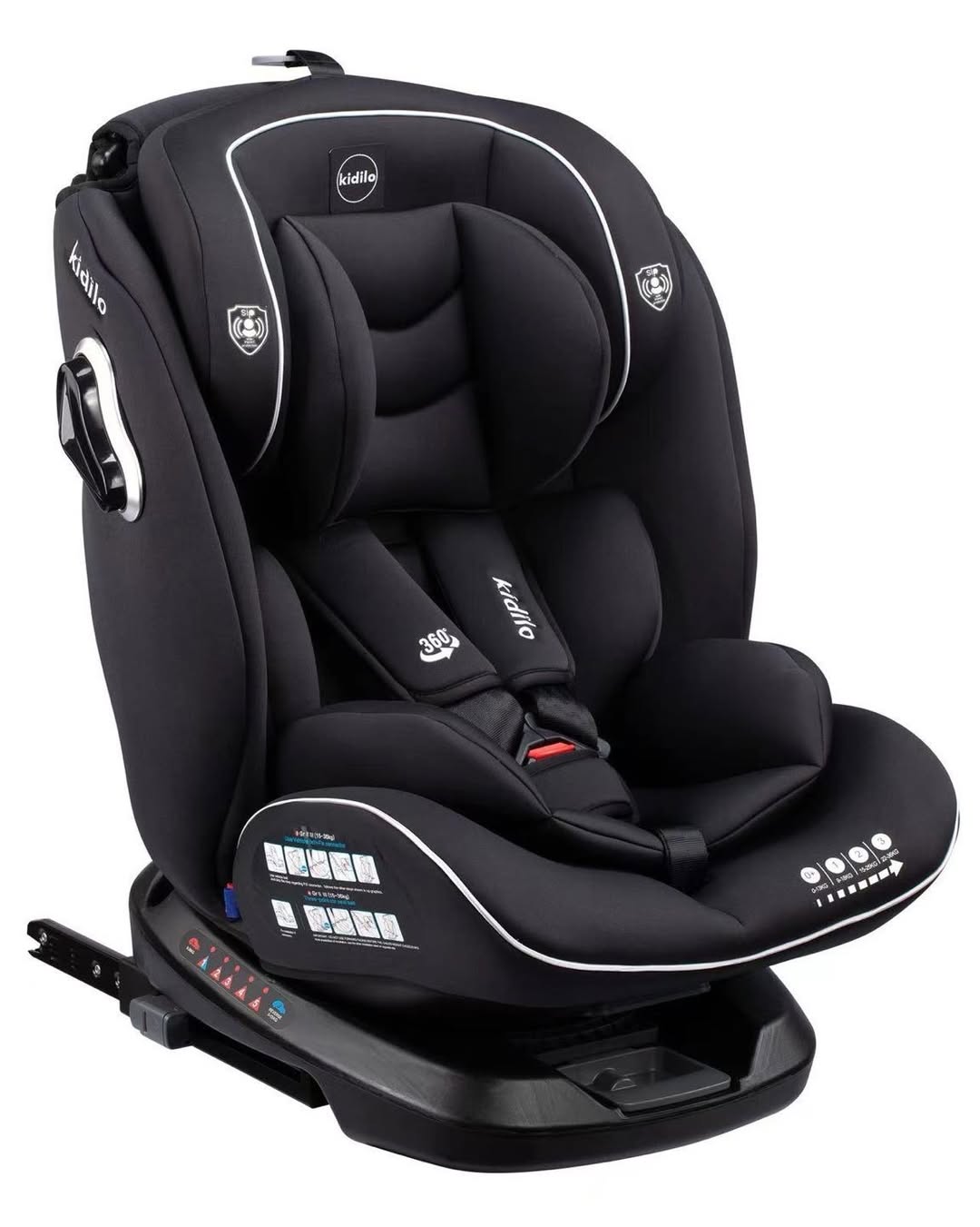 All-in-One 360° Rotating Car Seat for Infants and Toddlers