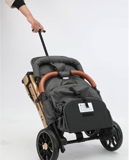 Kidilo K10G Black Stroller - Lightweight and Compact for Easy Travel