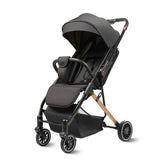 Easy Maneuver, 5-Point Safety Belts, with Spacious Basket - Black Baby Stroller