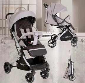 Folding Cabin Baby Stroller, light weight easy to fold and carry