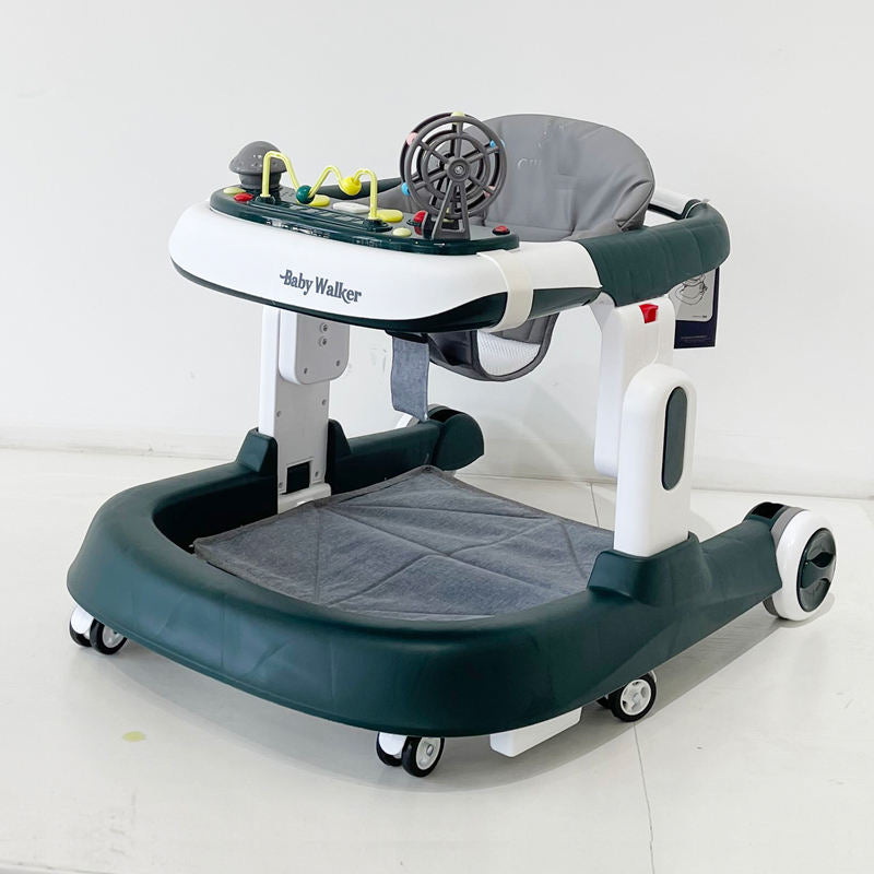 2 in 1 Baby Walker | Kids Walker for Baby with 3 Adjustable Height & Musical, Push Handle