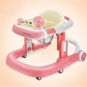 2 in 1 Baby Walker | Kids Walker for Baby with 3 Adjustable Height & Musical, Push Handle