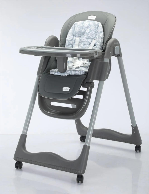 3-in-1 Convertible High Chair with Removable Tray and Wheels
