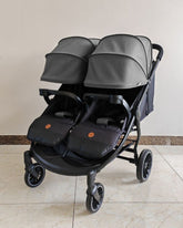 Twin Stroller Can Sit And Lie Down Light Folding Baby Full Shed High Landscape Stroller Stroller